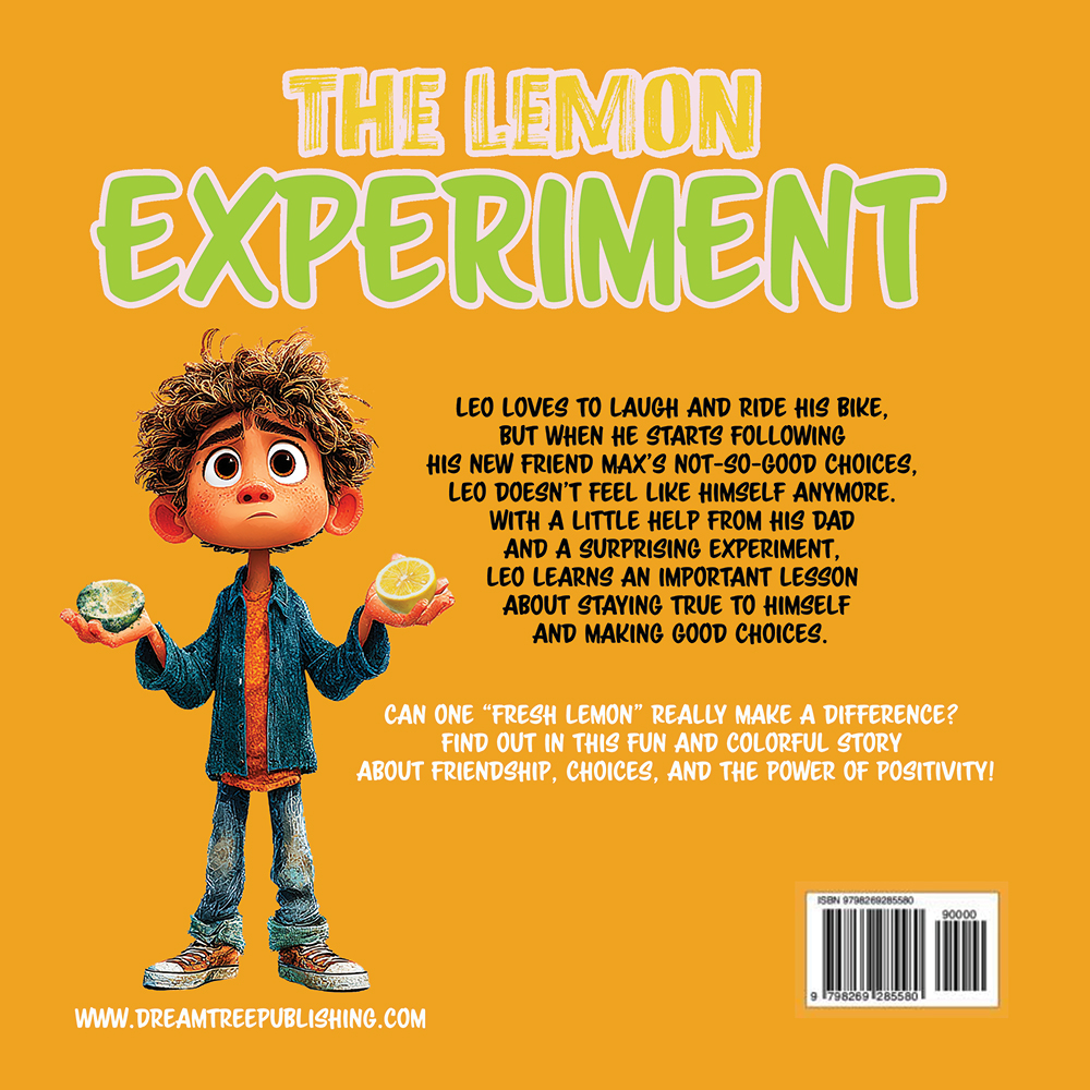 Children's Story Books - The Lemon Experiment- Dream Tree Publishing