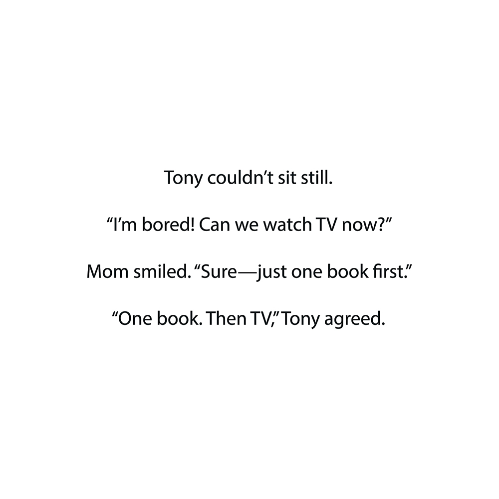 Children's Story Books - Just One Book Then TV - Dream Tree Publishing